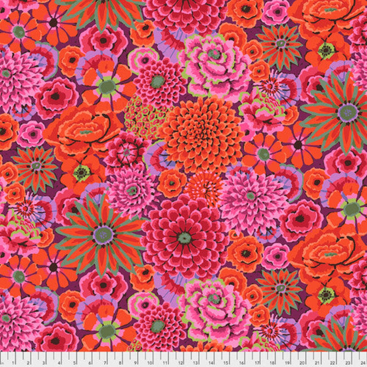Fabric FreeSpirit Kaffe Fassett Rust Enchanted by the Quarter Yard PWGP172.RUST
